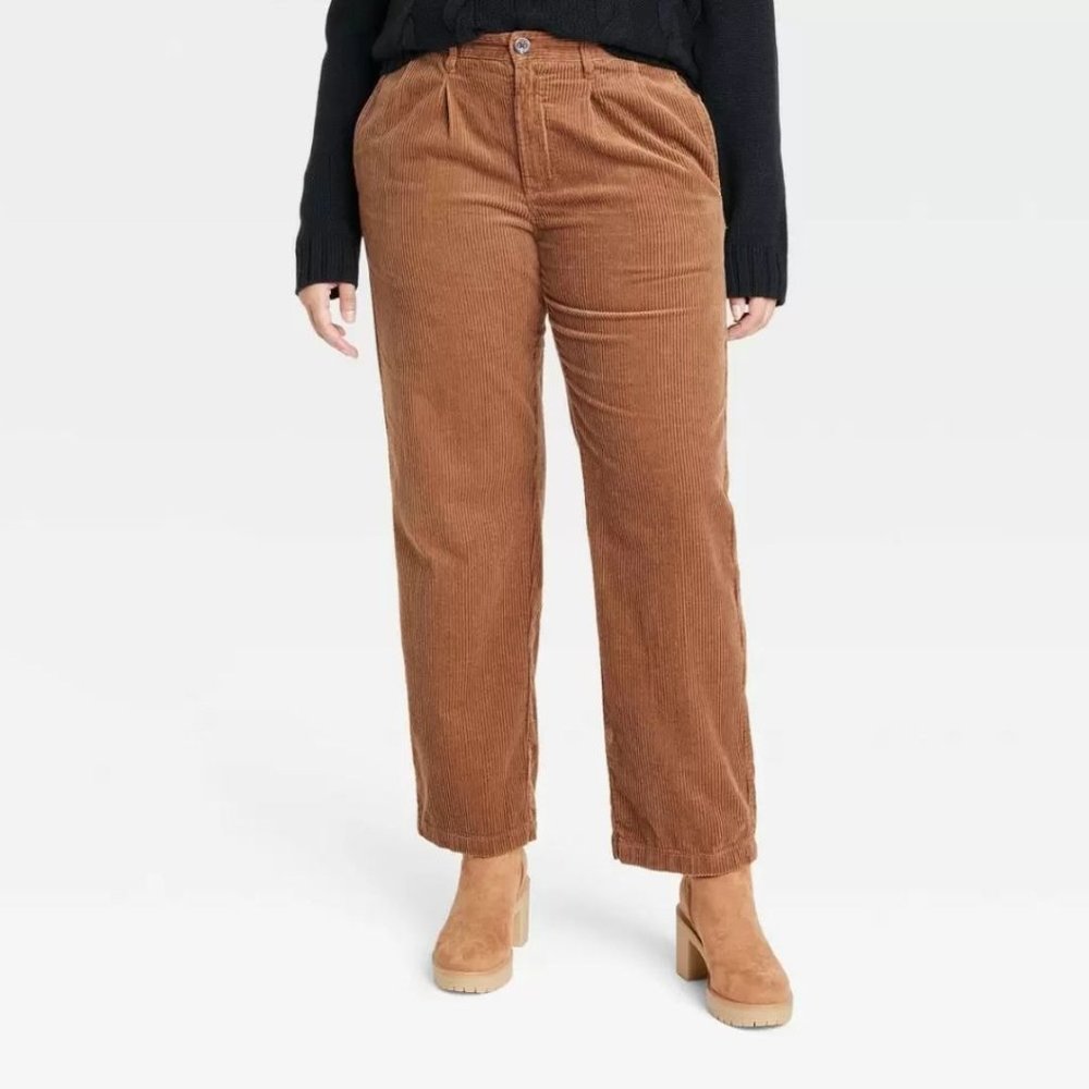 Houston White Adult Corduroy Chino Pants - Brown 38x30